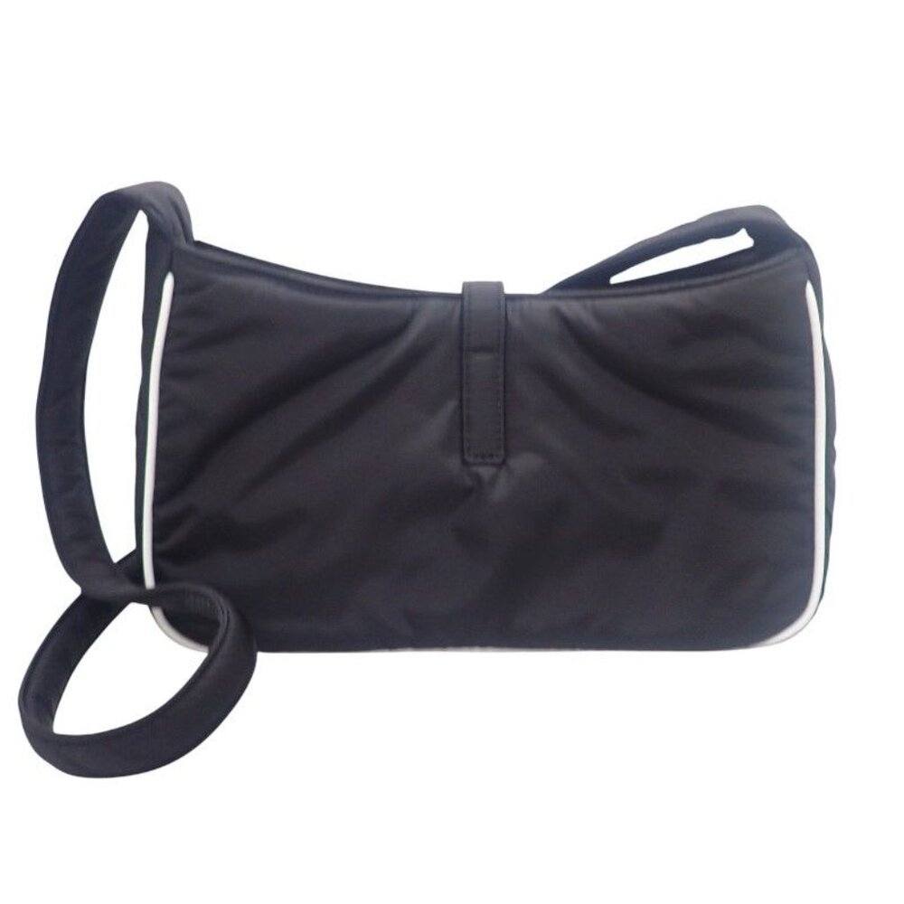 Saint Laurent LE 5 A7 Crossbody Fabi1 Shoulder Bag Nylon Black - Picture 4 of 10